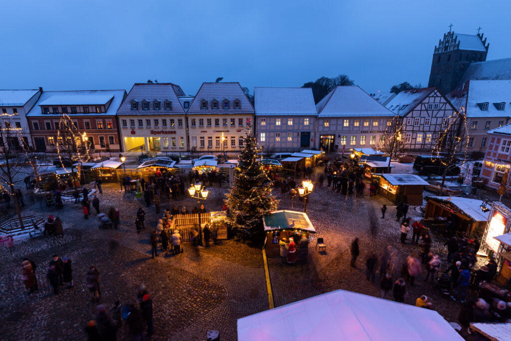 Gänsemarkt Angermünde, Foto: F. Bruck, Lizenz: Tourismusverein Angermünde e.V.